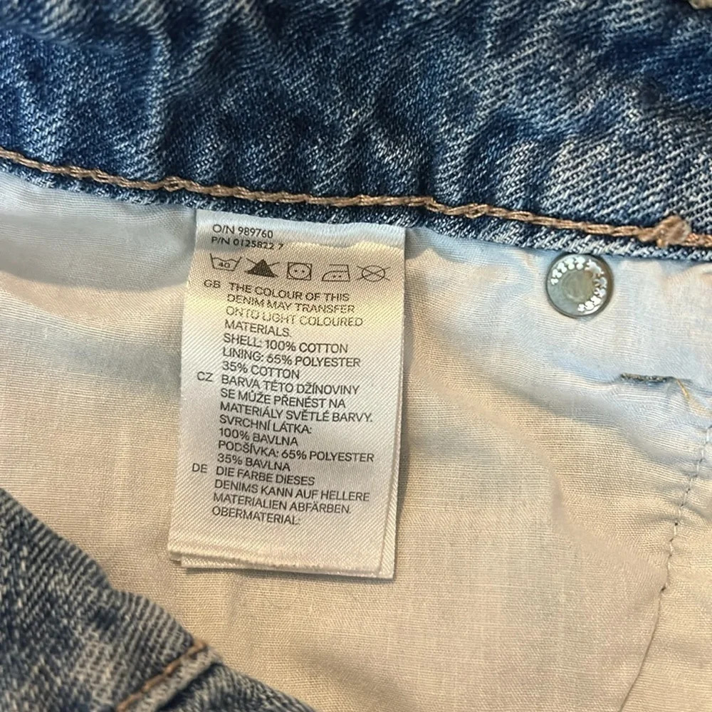 H&M &Denim Distressed Denim Shorts - Picture 4 of 6